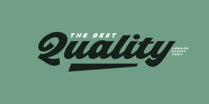 London Script Font Poster 12