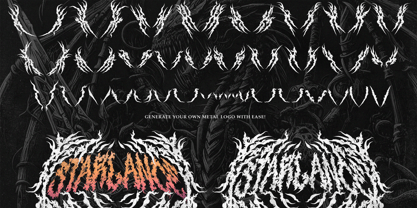 Mephisto Dark Font Poster 7