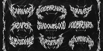 Mephisto Dark Font Poster 3