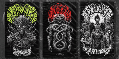 Mephisto Dark Font Poster 2