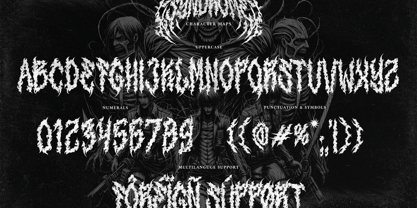 Mephisto Dark Font Poster 10