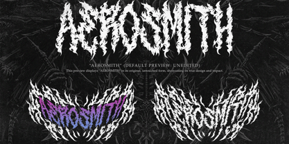 Mephisto Dark Font Poster 6