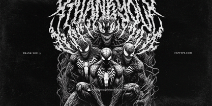 Mephisto Dark Font Poster 11