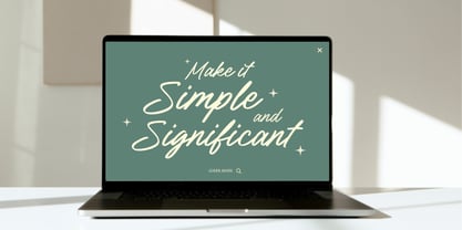 Ganola Brush Font Poster 4