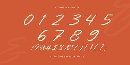 Ganola Brush Font Poster 9