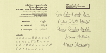 Kimberly Morgan Font Poster 2