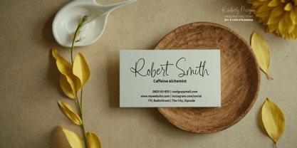 Kimberly Morgan Font Poster 8