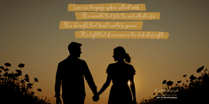 Kimberly Morgan Font Poster 5