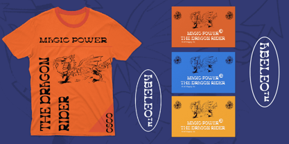 Abeleo Blur Font Poster 3