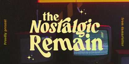 Nostalgic Remain Font Poster 1