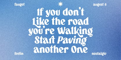 Nostalgic Remain Font Poster 9