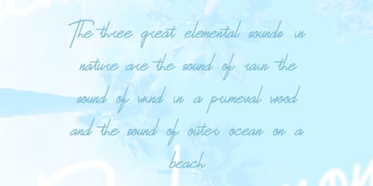 Bluemono Font Poster 5