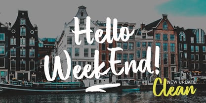 Beskilon Brush Font Poster 11