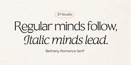 Bethany Romance Font Poster 7