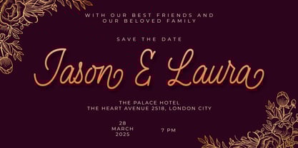 Beautiful Oklahoma Font Poster 5