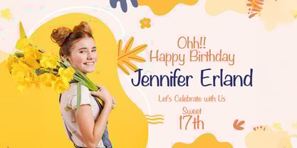 Candy Yefumy Font Poster 4