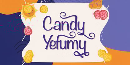 Candy Yefumy Font Poster 1