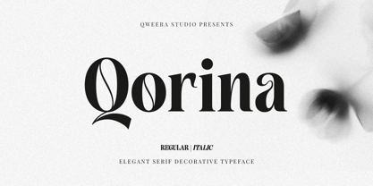 Qorina Font Poster 1