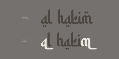 Al Ghalib Font Poster 4