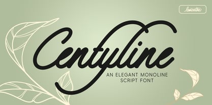 Centyline Font Poster 1
