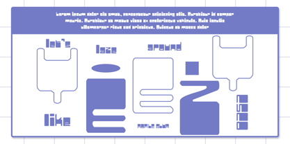 Adfile Blur Font Poster 4