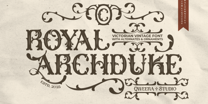 Royal Archduke Font Poster 1