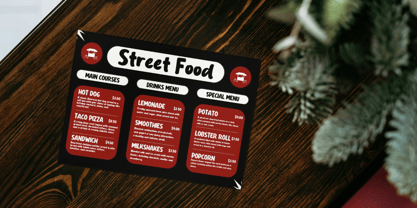 Roasted Ketchup Font Poster 5