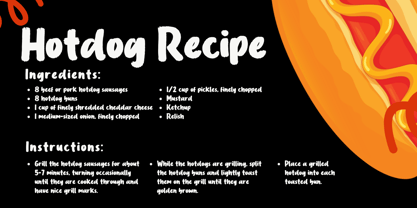 Roasted Ketchup Font Poster 10