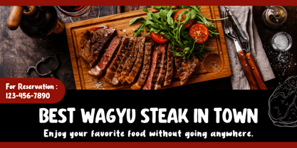 Roasted Ketchup Font Poster 6