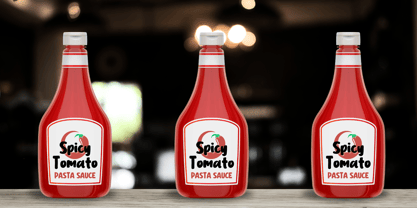 Roasted Ketchup Font Poster 3