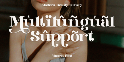 Visoria Font Poster 10