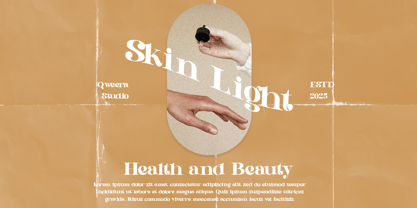 Visoria Font Poster 4