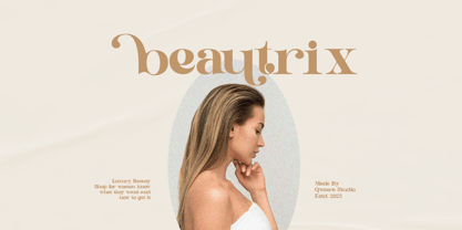 Visoria Font Poster 3