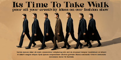 Visoria Font Poster 5