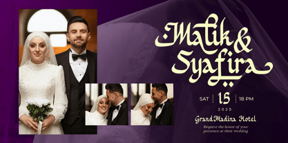 Aldinare Font Poster 3