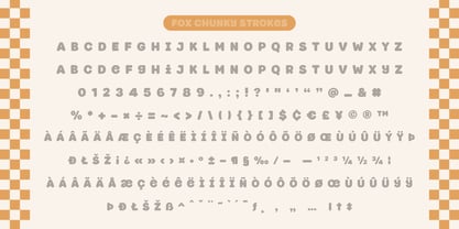 Fox Chunky Font Poster 10