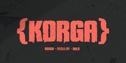 Korga Font Poster 1
