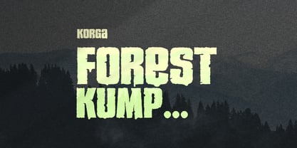 Korga Font Poster 6