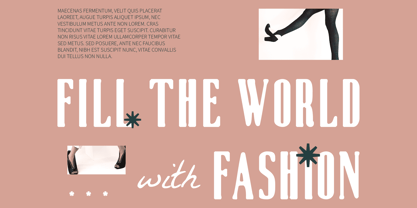 Aguero Serif Blur Font Poster 4