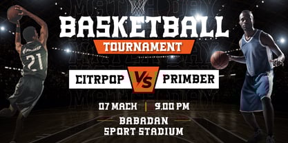 Vanole Font Poster 2