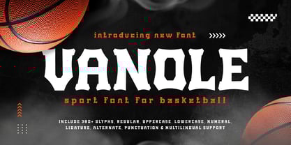 Vanole Font Poster 1