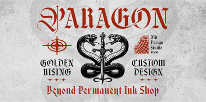 Black Nice Font Poster 7