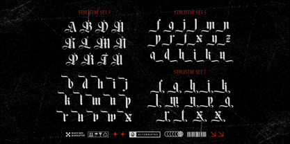 Black Nice Font Poster 10