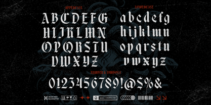 Black Nice Font Poster 6