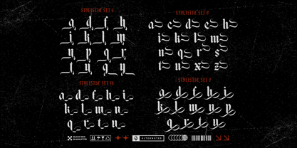 Black Nice Font Poster 13