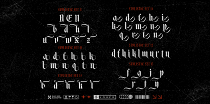 Black Nice Font Poster 11