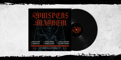 Black Nice Font Poster 12