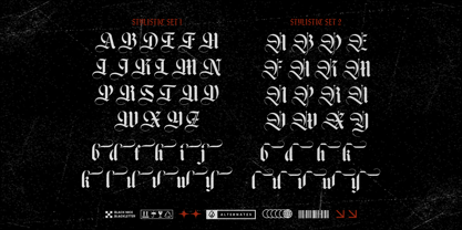 Black Nice Font Poster 8