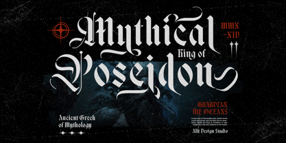 Black Nice Font Poster 2