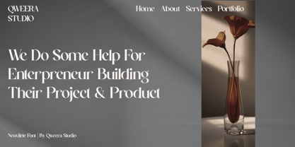 Neuvilete Font Poster 8